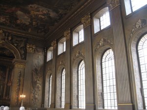 The Painted Hall at the Old Royal Naval College in Greenwich