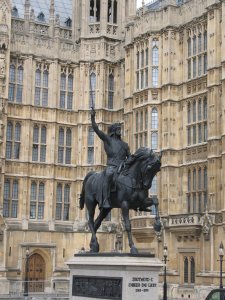 Statue at the Houses of Parliament