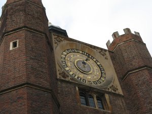 Clock tower at Hampton Court Palace