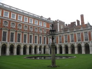 Courtyard at Hampton Court Palace