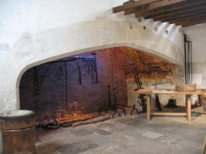 Medieval kitchens at Hampton Court Palace