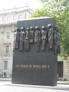 A statue to honor the working women of WWII