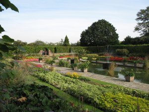 The gardens at Kensington Palace