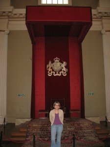 Jennifer at the The Banqueting House