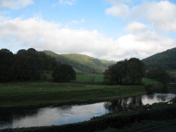Gorgeous Welsh countryside in the Wye River Valley