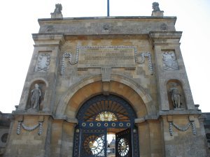 Entrance to Blenheim Palace