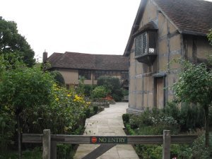 The gardens at Shakespeare's Birthplace