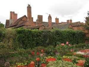 Gardens at New Place in Stratford-upon-Avon
