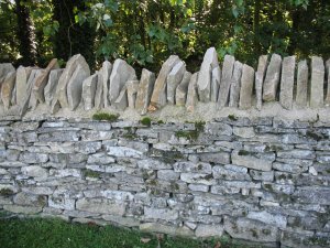 Stone fence in Bibury