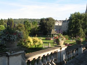 View of Pultney Gardens in Bath
