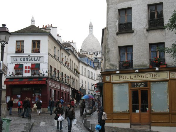 Montmartre neighborhood of Paris
