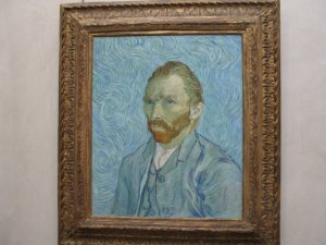 Self-portrait of Vincent Van Gogh at the Orsay Museum