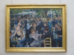 "Dance at the Moulin de la Galette" at the Orsay, by Pierre-Auguste Renoir