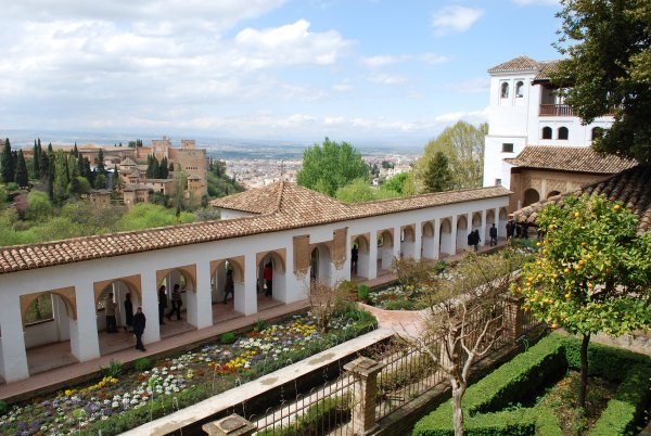 View of Generalife from up above
