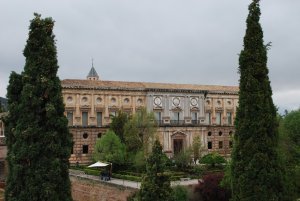 View of Charles V's Palace from the Alcazaba