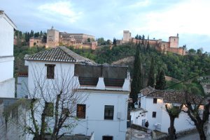 View of the Alhambra from the Albayzin neighborhood