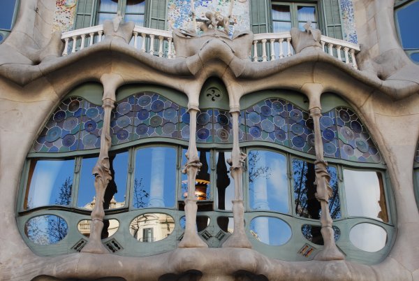 Window detail of Casa Batllo 