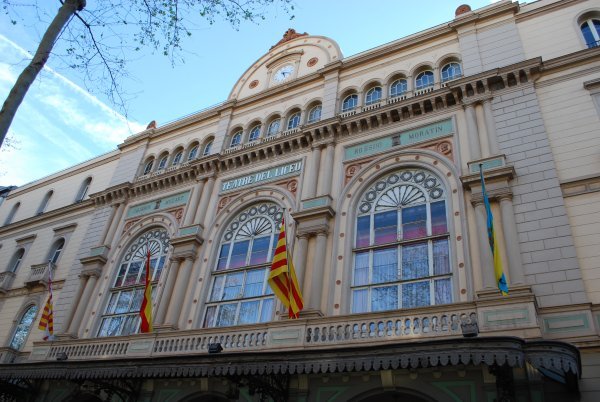 Gran Teatre del Liceu on Las Ramblas in Barcelona 