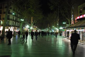 Barcelona at night 