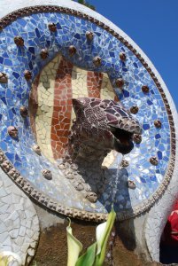Water fountain at Park Guell 