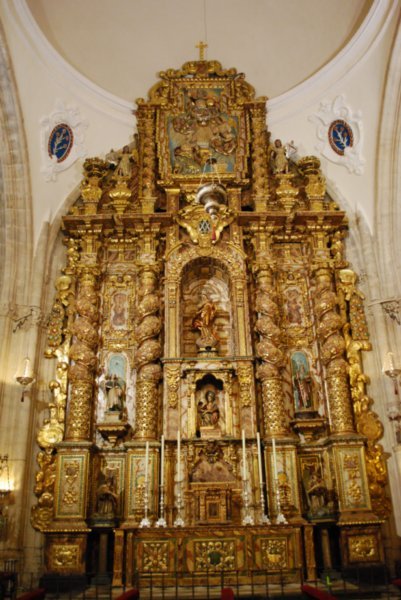 Interior of the Santa Maria la Mayor Collegiate Church in Ronda