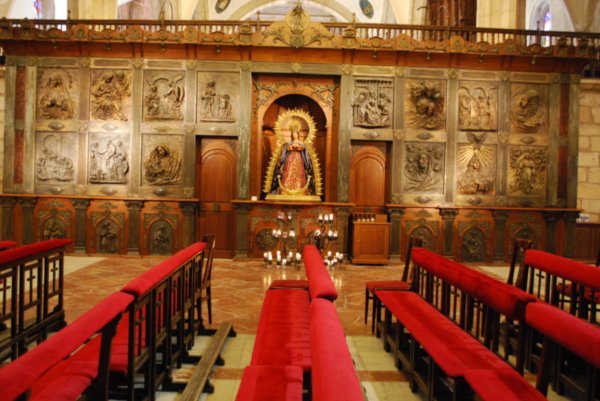 Interior of the Santa Maria la Mayor Collegiate Church in Ronda