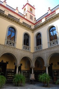 Courtyard at Museo Palacio de la Condesa de Lebrija