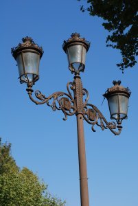 Light post in Sevilla