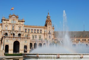 Fountain at Plaza de Espana
