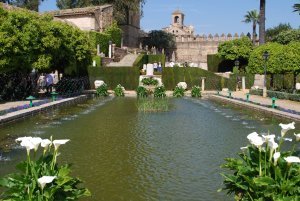 Gardens of the Alcazar in Cordoba