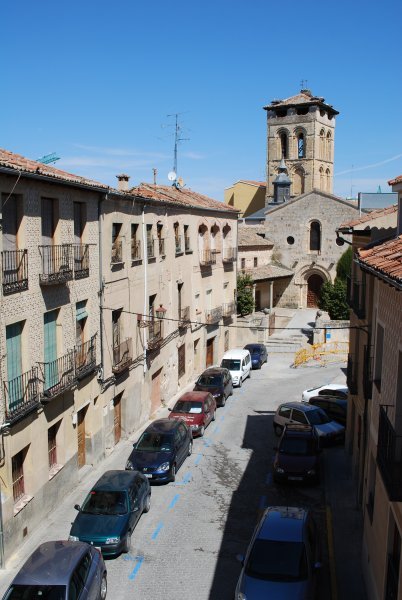 View from our room in Segovia