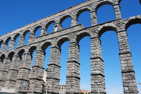Roman aqueduct in Segovia
