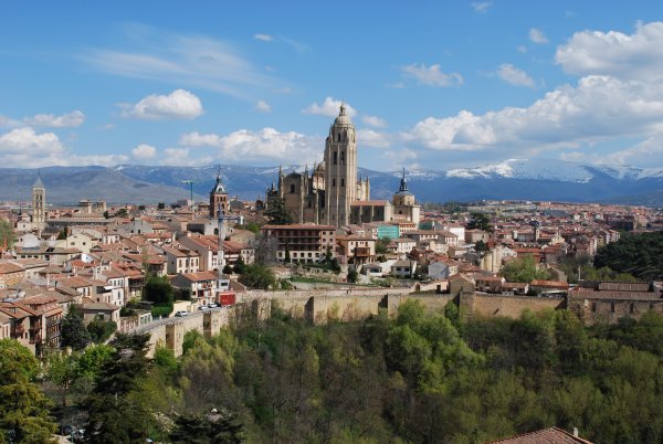 View from Segovia's Alcazar