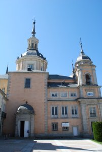 Front exterior of La Granja Palace