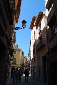 Narrow streets of Segovia