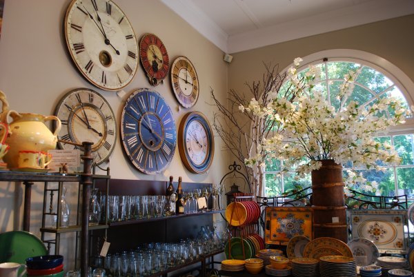 Interior of a home decorative store in Sonoma