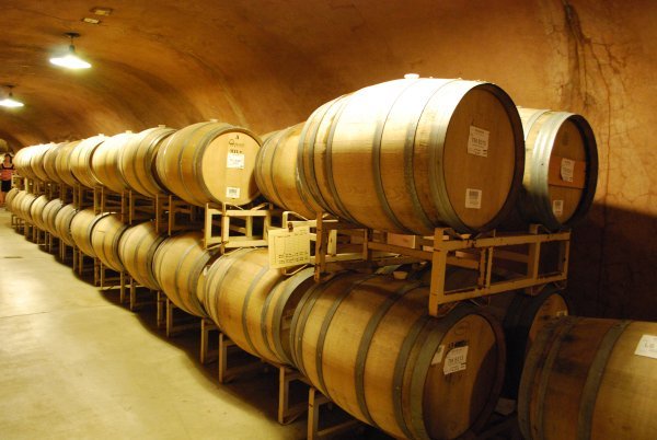Wines caves at Benziger Family Winery