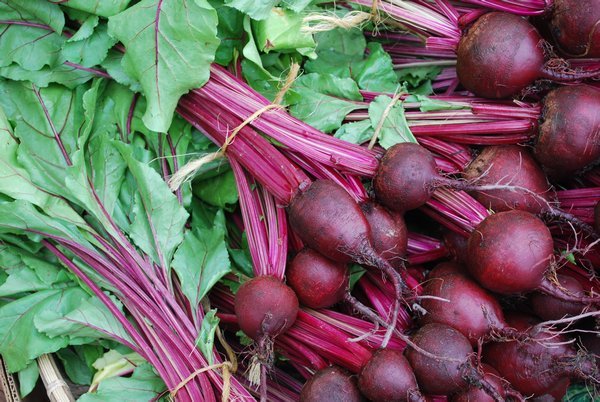 Beets at the Bayview Farmer's Market in Freeland
