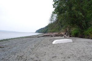 The beach at South Whidbey State Park