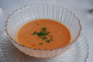 Tomato soup from the Oystercatcher