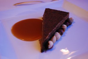 Chocolate Hazelnut Gateau from the Oystercatcher