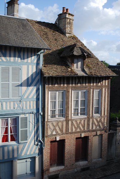 View from our hotel room in Honfleur