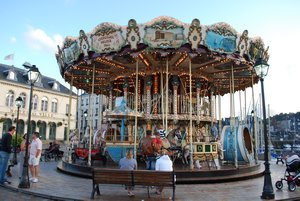 Merry-go-round in Honfleur
