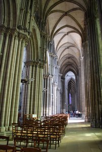 Interior of Rouen's Cathedral 