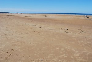 The very wide and expansive Omaha Beach