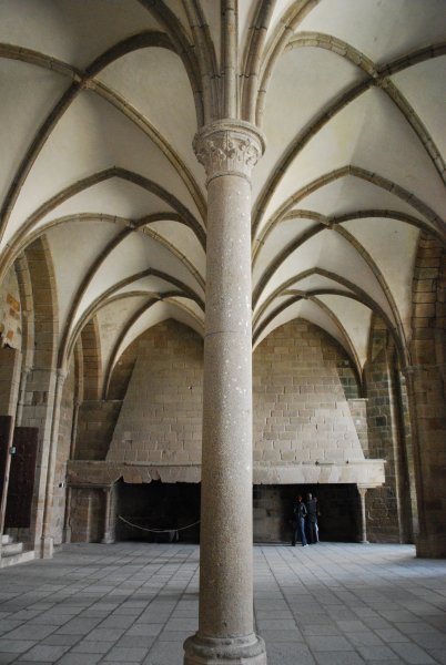 Interior of the Abbey of Mont Saint-Michel