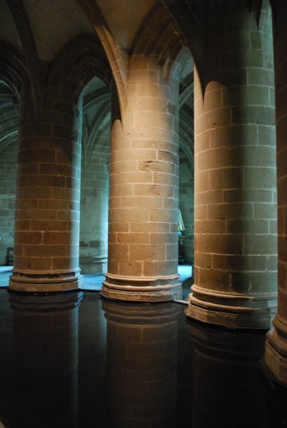 Interior of the Abbey of Mont Saint-Michel