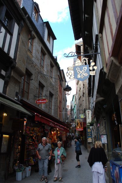 Street on Mont Saint-Michel