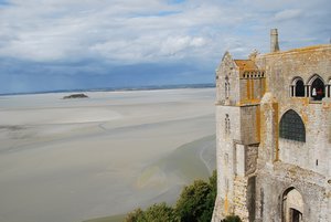 View from the Abbey of Mont Saint-Michel