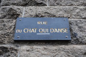 Cute street sign we saw in St, Malo